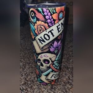 Colorful Skull Tumbler